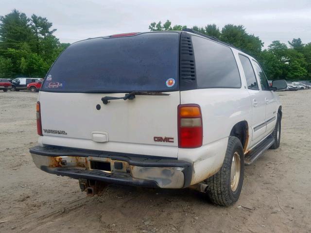 3GKFK16T63G218346 - 2003 GMC YUKON XL K WHITE photo 4