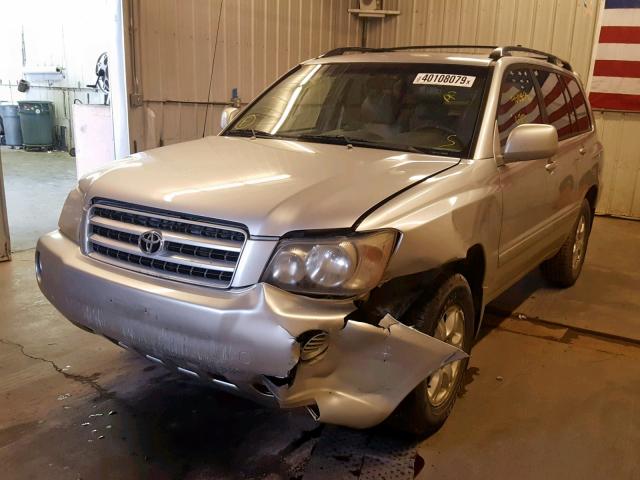 JTEGF21A820058890 - 2002 TOYOTA HIGHLANDER SILVER photo 2