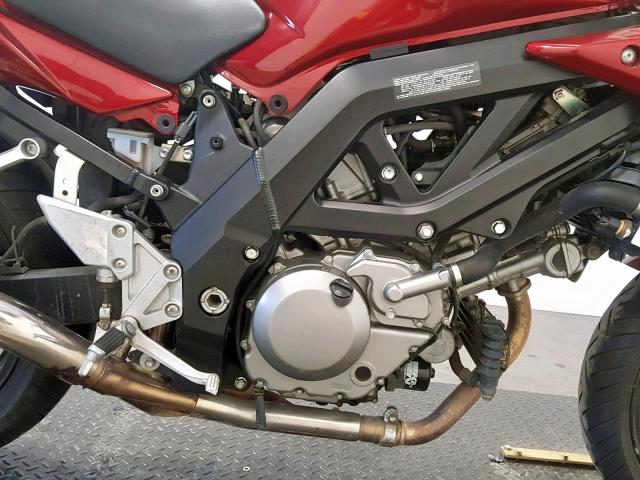 JS1VP53A972101050 - 2007 SUZUKI SV650 MAROON photo 5