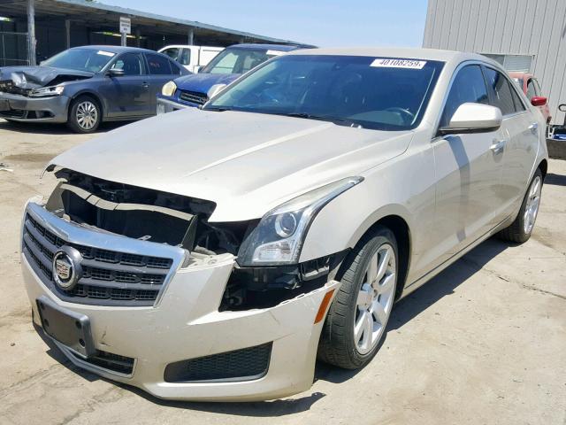 1G6AA5RA2D0165177 - 2013 CADILLAC ATS GOLD photo 2