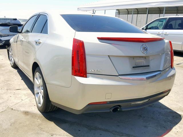 1G6AA5RA2D0165177 - 2013 CADILLAC ATS GOLD photo 3