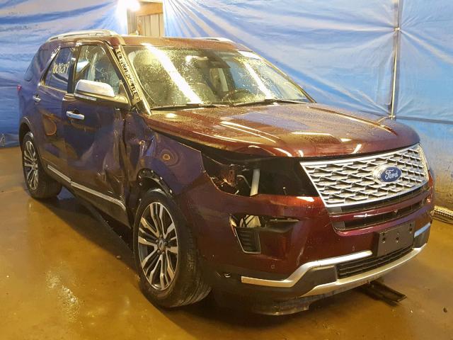 1FM5K8HT7KGA86099 - 2019 FORD EXPLORER P PURPLE photo 1