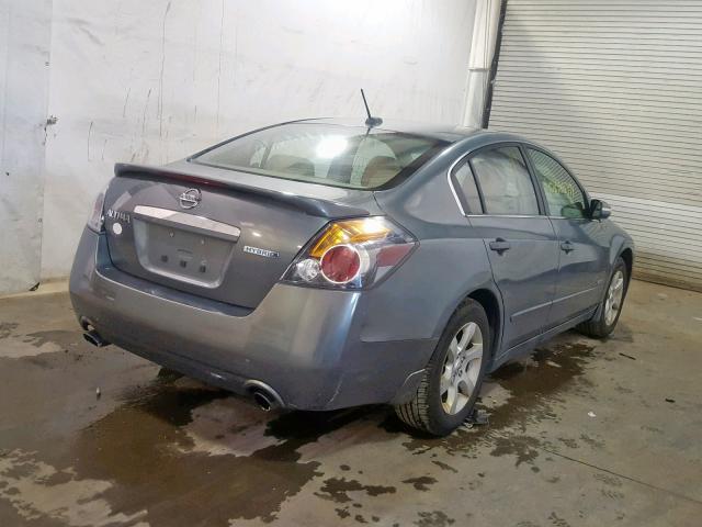 1N4CL21E79C181318 - 2009 NISSAN ALTIMA HYB GRAY photo 4