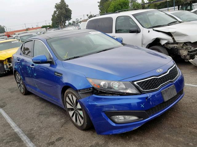 KNAGR4A64B5135967 - 2011 KIA OPTIMA SX BLUE photo 1