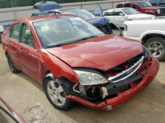 1FAFP34NX5W299844 - 2005 FORD FOCUS ZX4 RED photo 1