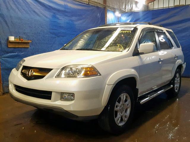 2HNYD18884H537217 - 2004 ACURA MDX TOURIN WHITE photo 2