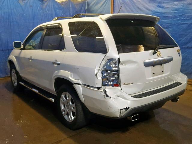 2HNYD18884H537217 - 2004 ACURA MDX TOURIN WHITE photo 3