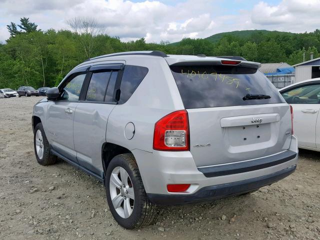 1J4NF1FB8BD223525 - 2011 JEEP COMPASS SP 银色 照片 3