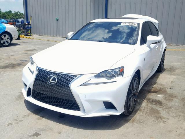 JTHBE1D20F5021467 - 2015 LEXUS IS 350 WHITE photo 2