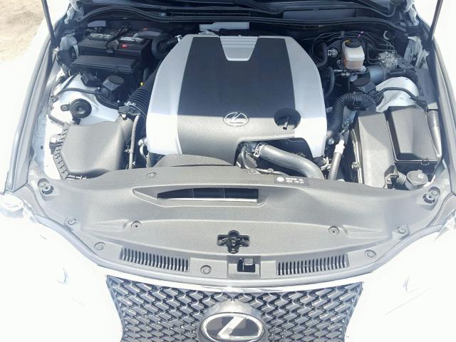 JTHBE1D20F5021467 - 2015 LEXUS IS 350 WHITE photo 7