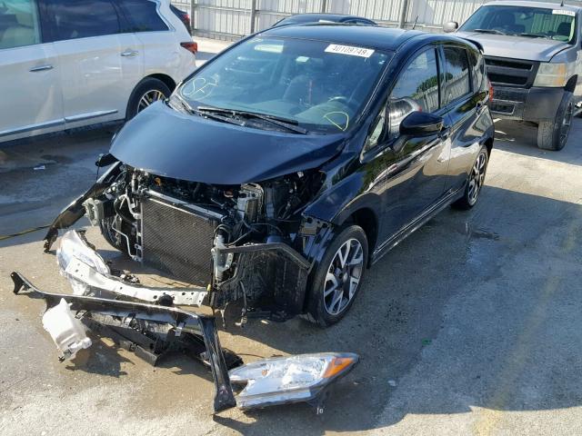 3N1CE2CP0FL447283 - 2015 NISSAN VERSA NOTE BLACK photo 2