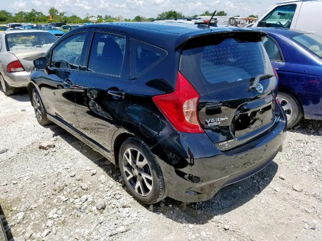 3N1CE2CP0FL447283 - 2015 NISSAN VERSA NOTE BLACK photo 3