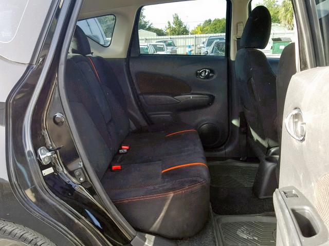 3N1CE2CP0FL447283 - 2015 NISSAN VERSA NOTE BLACK photo 6