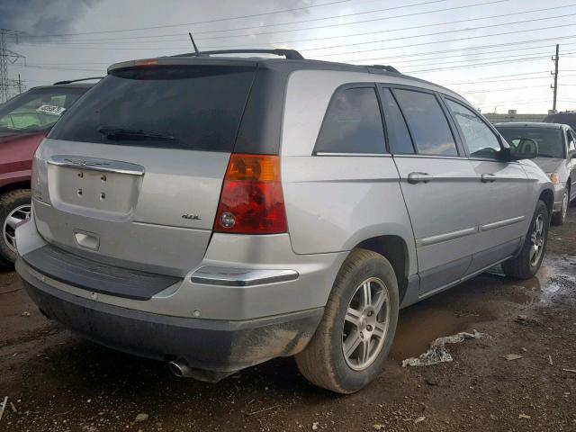 2A8GM68X87R366305 - 2007 CHRYSLER PACIFICA T SILVER photo 4