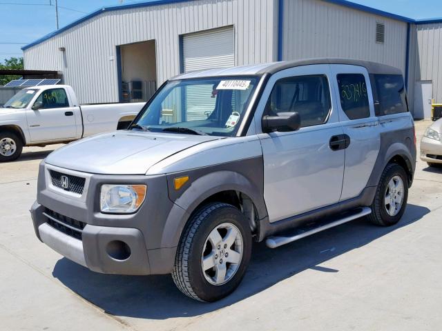 5J6YH18574L006474 - 2004 HONDA ELEMENT EX SILVER photo 2