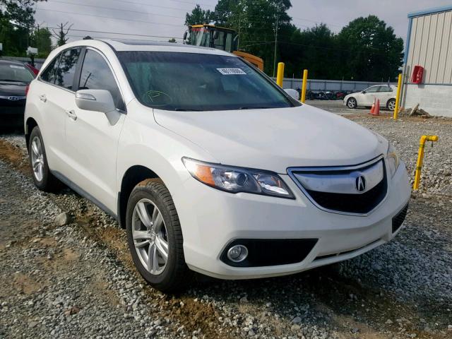 5J8TB3H57EL009374 - 2014 ACURA RDX TECHNO WHITE photo 1