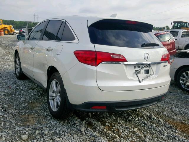 5J8TB3H57EL009374 - 2014 ACURA RDX TECHNO WHITE photo 3