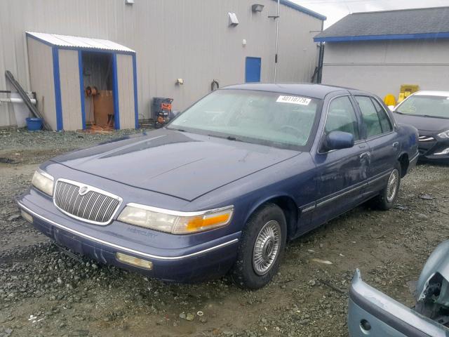 2MELM74W9TX624733 - 1996 MERCURY GRAND MARQ GRAY photo 2