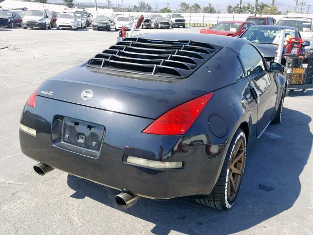 JN1AZ34D66M311221 - 2006 NISSAN 350Z COUPE BLACK photo 4