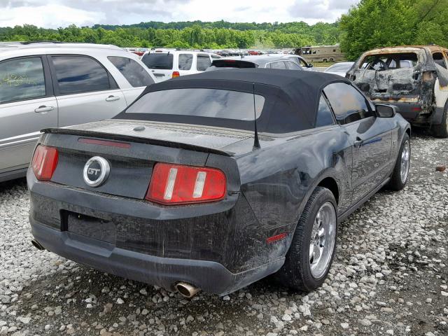1ZVBP8FH5A5102461 - 2010 FORD MUSTANG GT BLACK photo 4