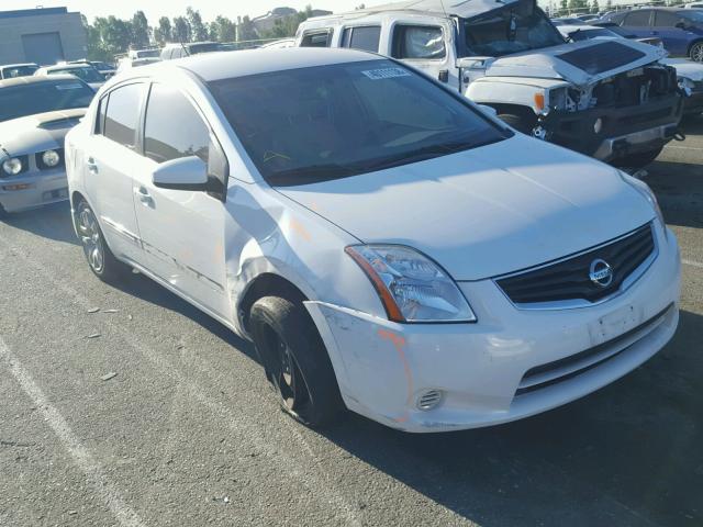 3N1AB6AP8CL667891 - 2012 NISSAN SENTRA 2.0 WHITE photo 1