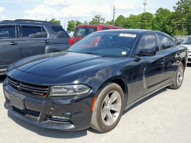 2C3CDXHG4GH310495 - 2016 DODGE CHARGER SX BLACK photo 2