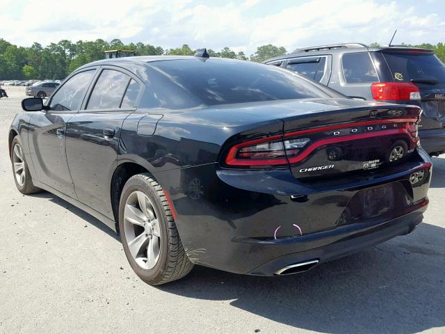 2C3CDXHG4GH310495 - 2016 DODGE CHARGER SX BLACK photo 3