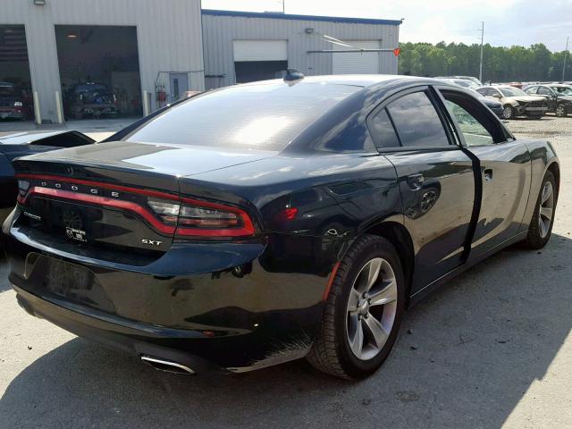 2C3CDXHG4GH310495 - 2016 DODGE CHARGER SX BLACK photo 4