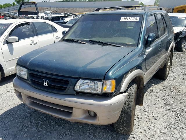 4S6CK58W214401933 - 2001 HONDA PASSPORT E მწვანე ფოტო 2