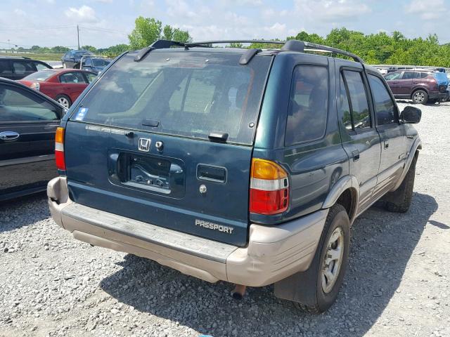 4S6CK58W214401933 - 2001 HONDA PASSPORT E მწვანე ფოტო 4