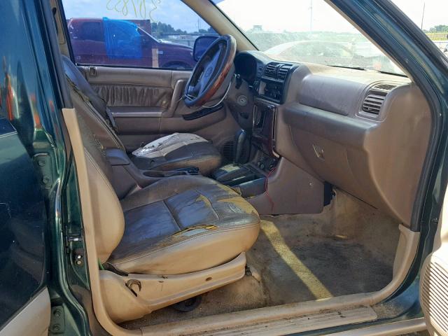 4S6CK58W214401933 - 2001 HONDA PASSPORT E მწვანე ფოტო 5