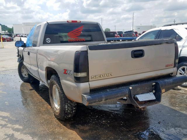 1GTEK19T34E286017 - 2004 GMC NEW SIERRA TAN photo 3