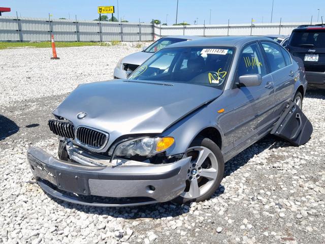 WBAEW53465PN40058 - 2005 BMW 330 XI SILVER photo 2