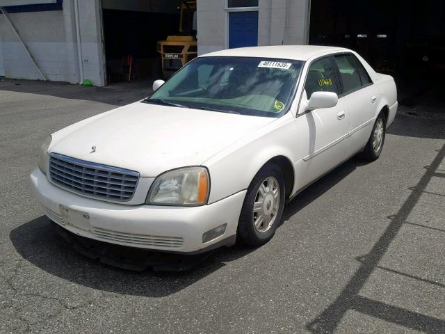 1G6KD54Y33U163591 - 2003 CADILLAC DEVILLE WHITE photo 2