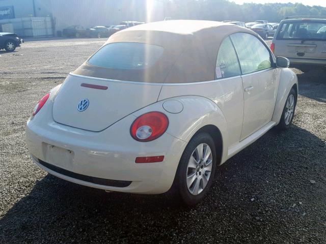 3VWRF31Y99M409780 - 2009 VOLKSWAGEN NEW BEETLE Sarı foto 4