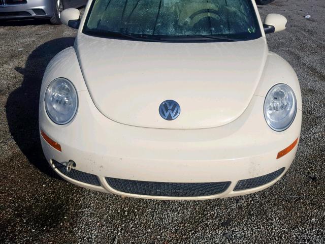 3VWRF31Y99M409780 - 2009 VOLKSWAGEN NEW BEETLE Sarı foto 7