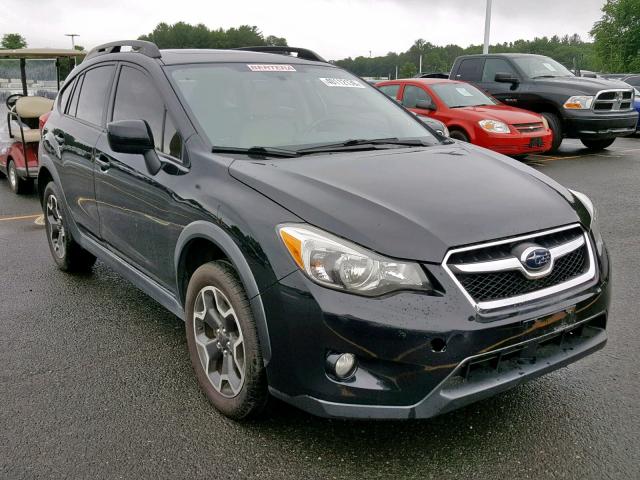 JF2GPAKCXE8203074 - 2014 SUBARU XV CROSSTR BLACK photo 1