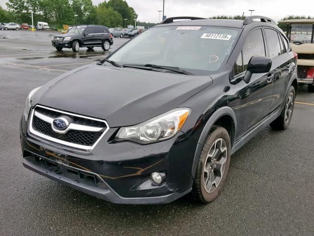 JF2GPAKCXE8203074 - 2014 SUBARU XV CROSSTR BLACK photo 2