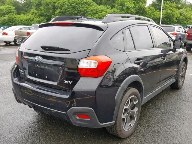 JF2GPAKCXE8203074 - 2014 SUBARU XV CROSSTR BLACK photo 4