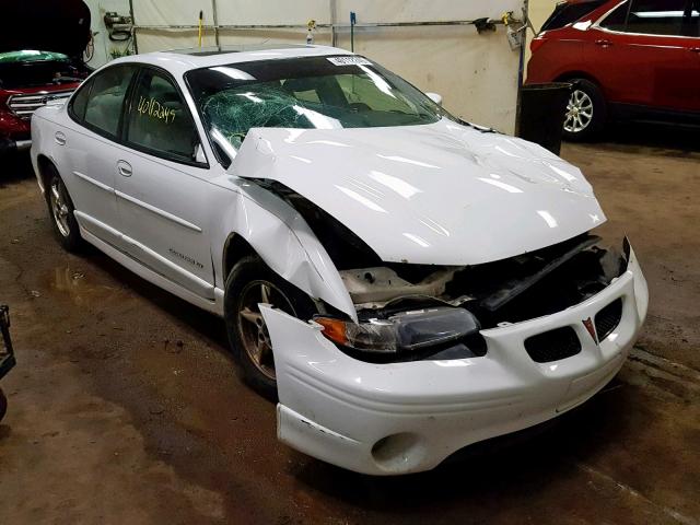 1G2WP52K71F246936 - 2001 PONTIAC GRAND PRIX WHITE photo 1