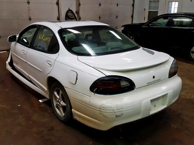 1G2WP52K71F246936 - 2001 PONTIAC GRAND PRIX WHITE photo 3