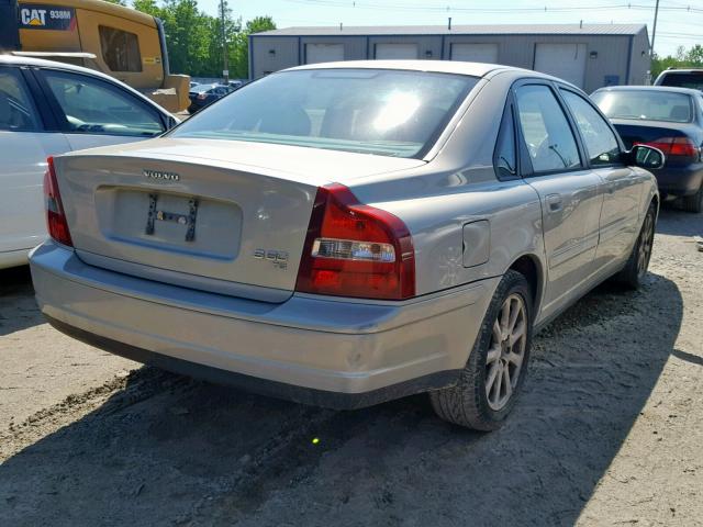 YV1TS91Z431304885 - 2003 VOLVO S80 T6 TUR SILVER photo 4