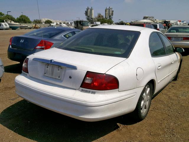 1MEHM55S63G628377 - 2003 MERCURY SABLE LS P WHITE photo 4