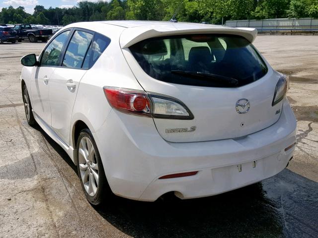 JM1BL1K62B1371990 - 2011 MAZDA 3 S WHITE photo 3