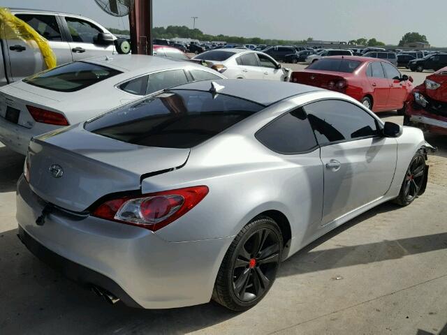 KMHHT6KD6CU073492 - 2012 HYUNDAI GENESIS CO SILVER photo 4