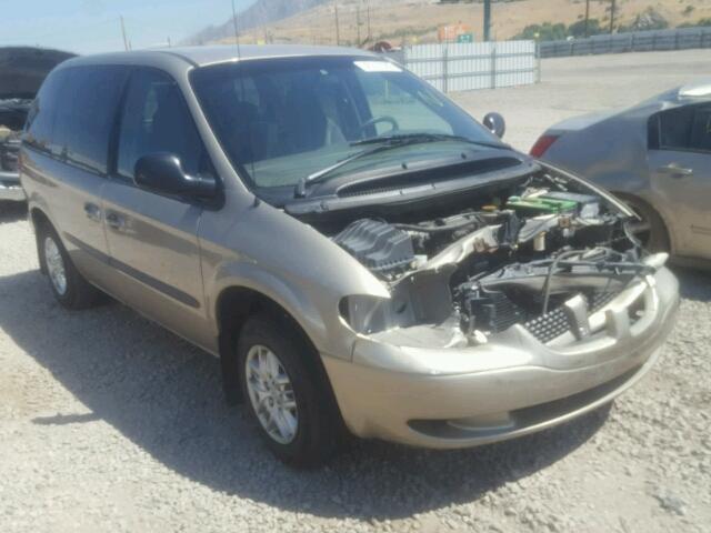 1B4GP453X2B717594 - 2002 DODGE CARAVAN SP SILVER photo 1