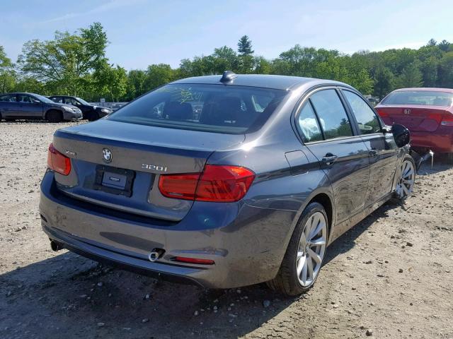 WBA8A3C50JA489436 - 2018 BMW 320 XI GRAY photo 4