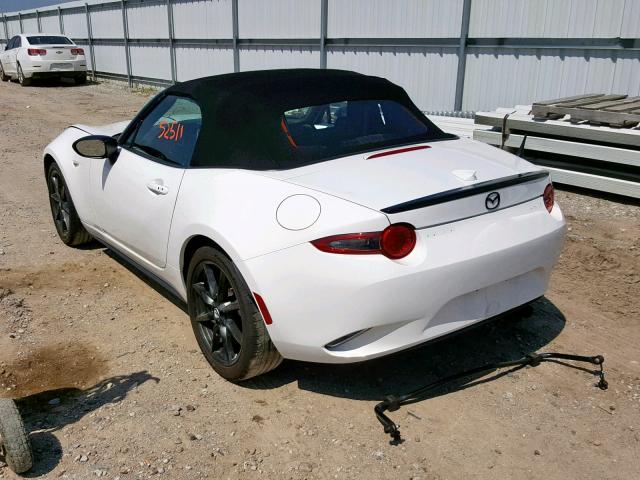 JM1NDAC72G0104203 - 2016 MAZDA MX-5 MIATA WHITE photo 3