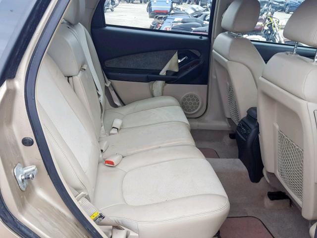 1G1ZU63876F284371 - 2006 CHEVROLET MALIBU MAX 金色 照片 6