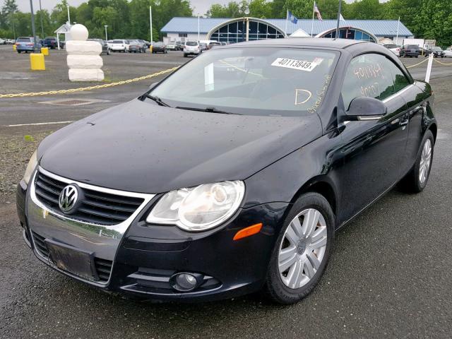 WVWBA71F97V032475 - 2007 VOLKSWAGEN EOS 2.0T BLACK photo 2